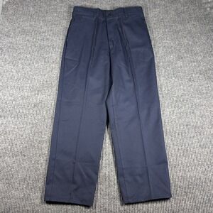 Red Kap Pants Men 32 PT20NV9 Navy Blue Industrial Work Chino‎ Trousers